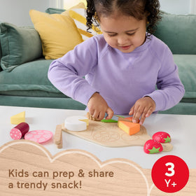 Fisher-Price fabric salami slices provide soft texture for tactile pretend meals