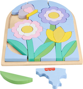 Fisher-Price Flower Puzzle Blocks encourage color recognition and organization