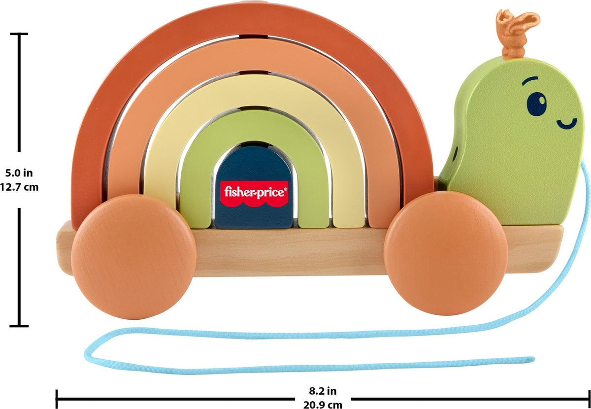 Fisher-Price FSC-certified wood with non-toxic finish supports safe, eco-friendly play