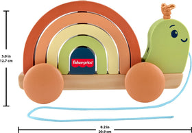 Fisher-Price FSC-certified wood with non-toxic finish supports safe, eco-friendly play