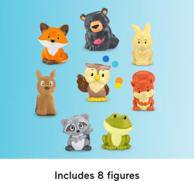 Fisher-Price Little People Forest Friends Carry Case portable kit for travel and stories.