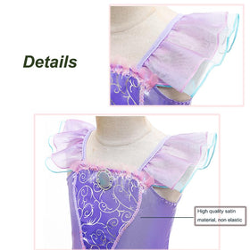 Fishkidtail mermaid bracelet and accessories complete a sparkling dress-up look