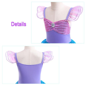 Fishkidtail mermaid dress with accessories set for enchanted dress-up days.
