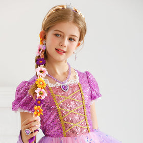 Fishkidtail wig and accessories set completes dress-up for pretend play