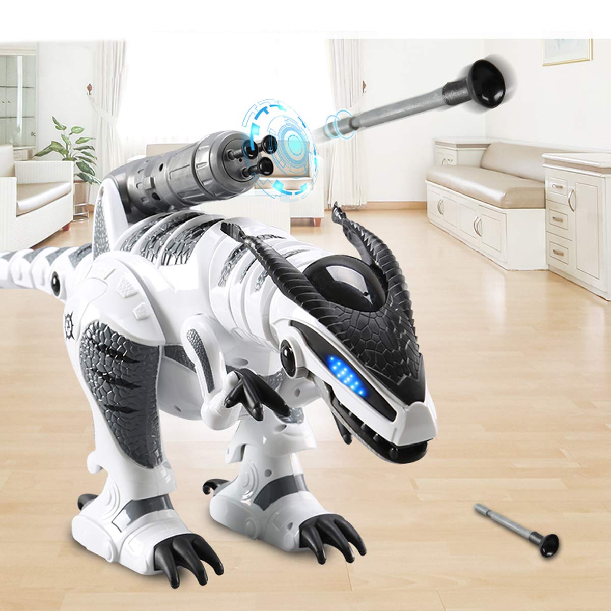 Fistone RC Dinosaur dancing with music supports entertaining pretend performances.