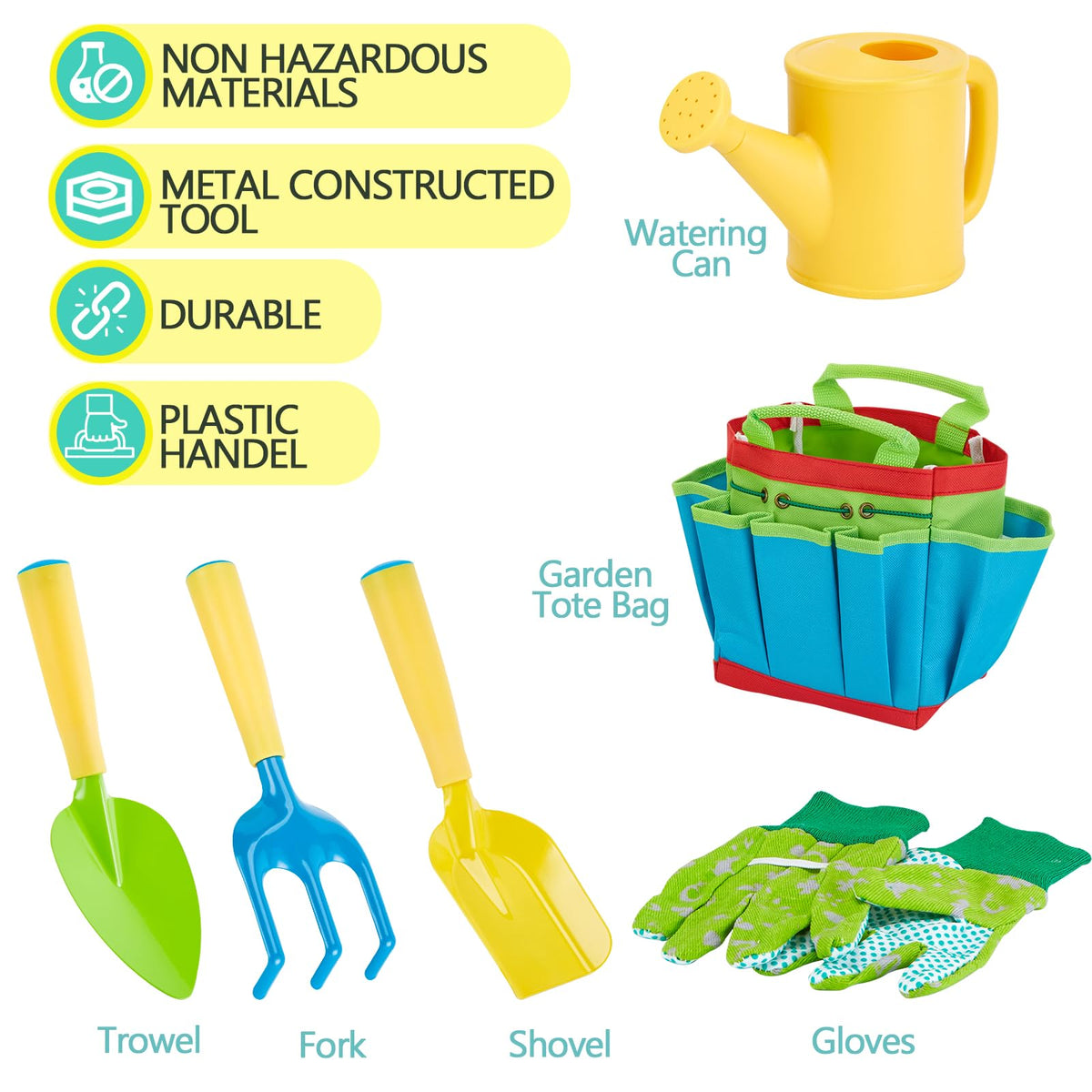 FITNATE kid hand trowel for comfortable digging with small hands