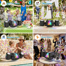 Fitrobust bubble machine durable ABS construction for outdoors
