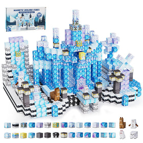 Fitrobust forest-theme magnetic cubes for creative building and problem solving