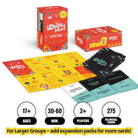 FITZ Dios Mio bilingual cards highlight English and Spanish fun