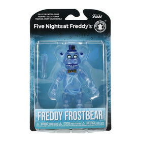 Five Nights at Freddy's Freddy Frostbear 5-inch figure articulation enables poseable joints.