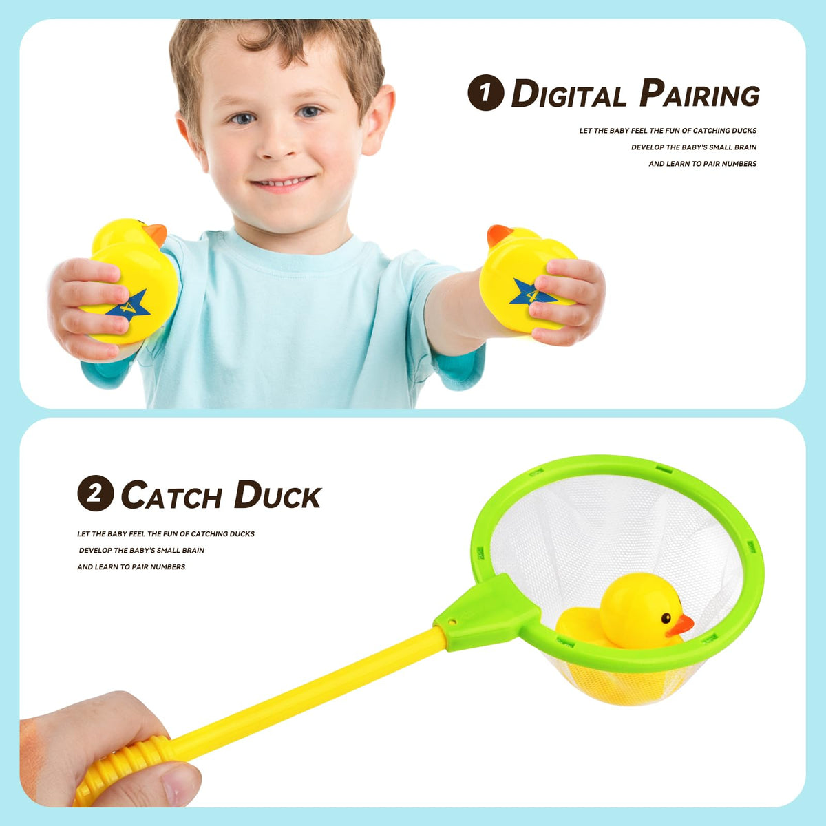 FIVEDAOGANG Duck Matching Game numbered ducks aid early number recognition