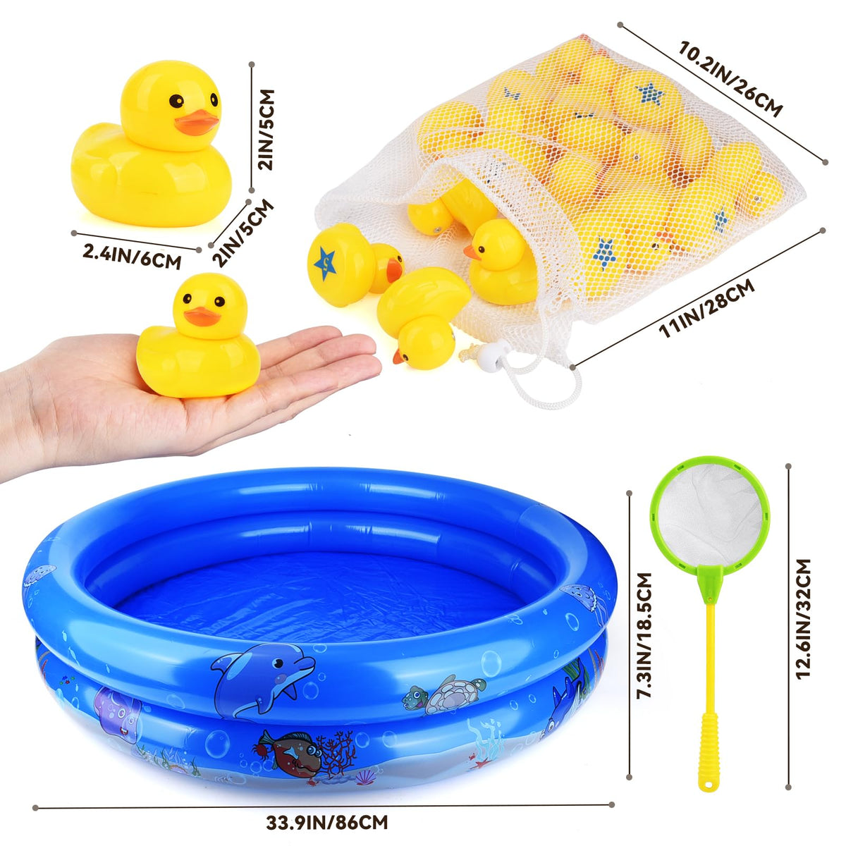 FIVEDAOGANG Duck Matching Game party carnival setup adds color and activity for kids