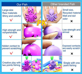 FIVEDAOGANG three fishing rods set for interactive family play.