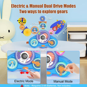 Fivoro STEM gears BPA-free durable materials ensure safe, long-lasting play for kids.