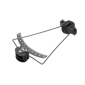 FIXRO Throw Meter with CNC aluminum body for precise angle readings.