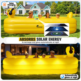 FizZeal 100x63 inch family pool fits two adults and two kids.