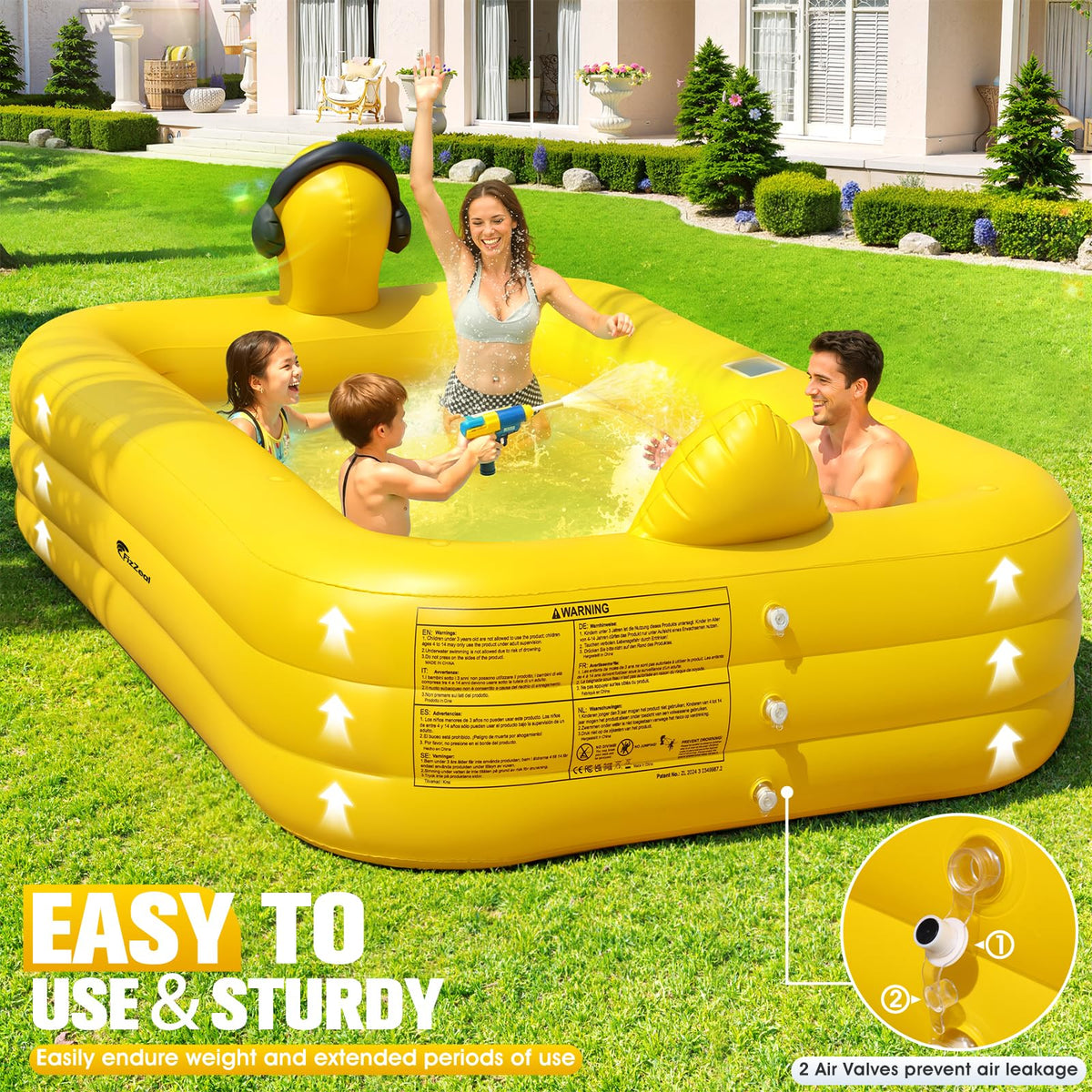 FizZeal indoor/outdoor use makes this pool versatile year-round.