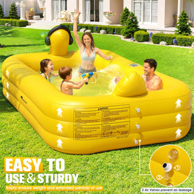 FizZeal indoor/outdoor use makes this pool versatile year-round.