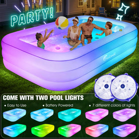 FizZeal inflatable pool water ripple design reflecting sunlight