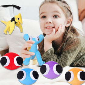 FJFFJF rainbow plush cuddly design for reading and playtime.