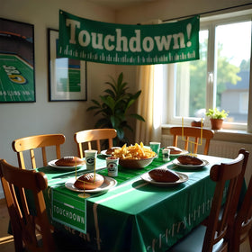 Fjoron football party dinner table decor versatile for setups