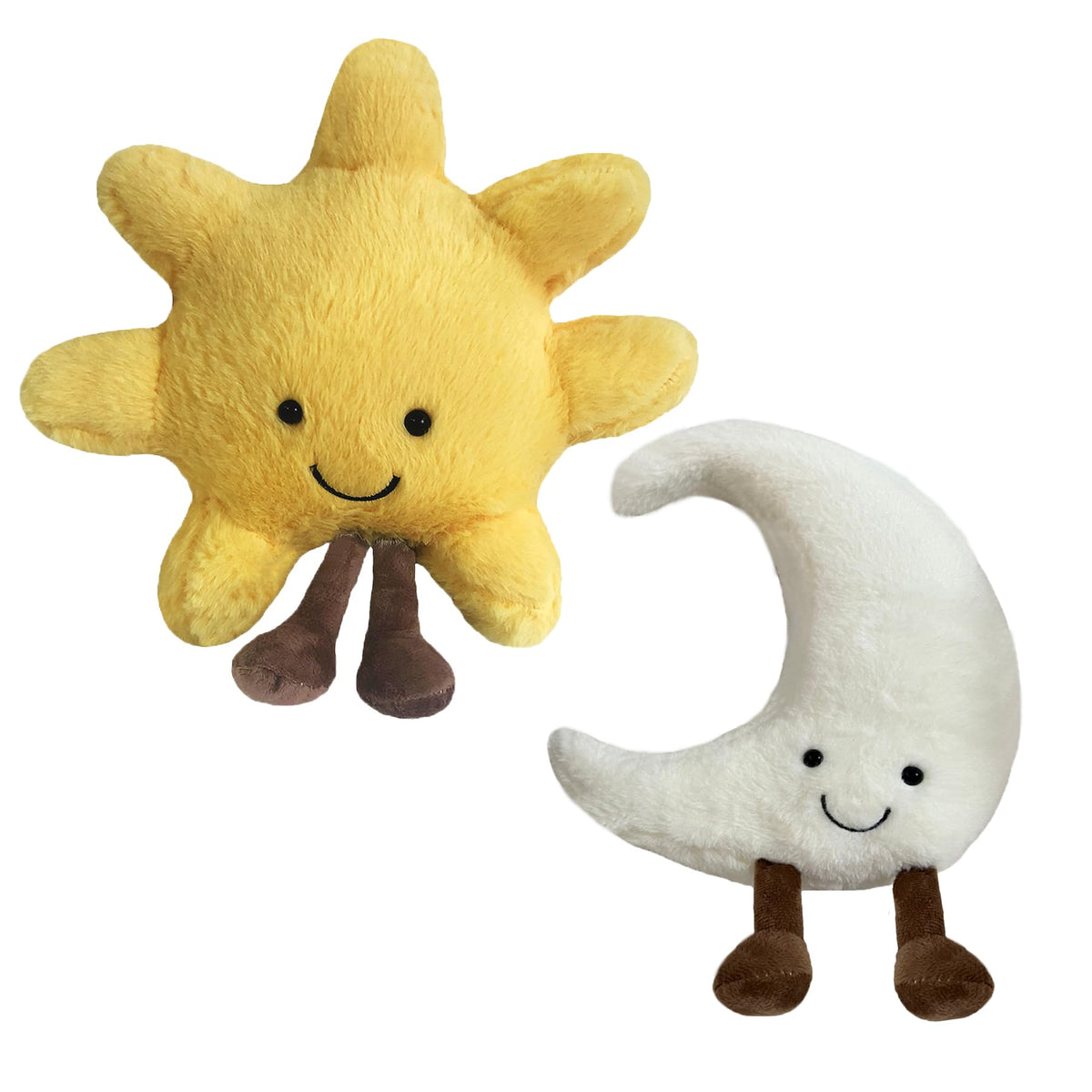 FJQZHA New Moon Sun plush closeup showing friendly design for kids