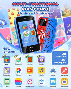 FKATEEN Kids Phone dual-camera front and back enable creative photos and videos.