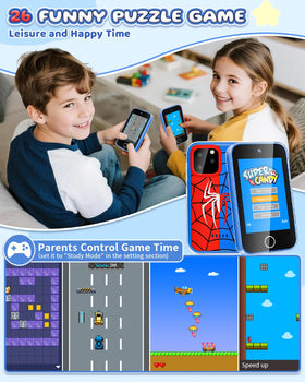 FKATEEN Kids Phone offline-no-wifi ensures safe, distraction-free play sessions.