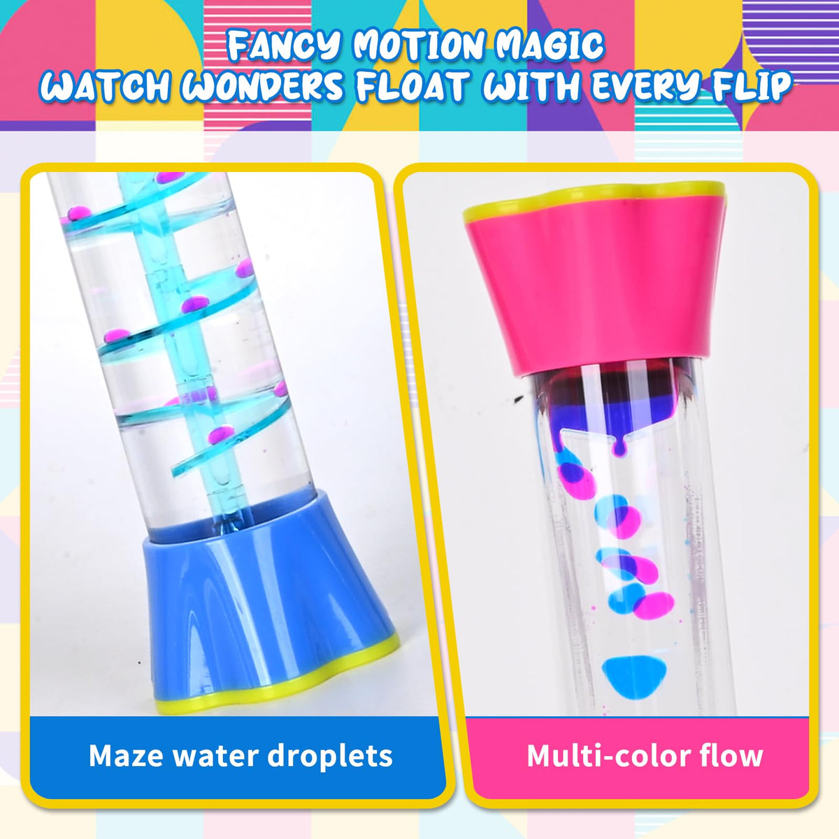 FKYTION Acrylic tubes feature durable, high-contrast visuals for teens and adults