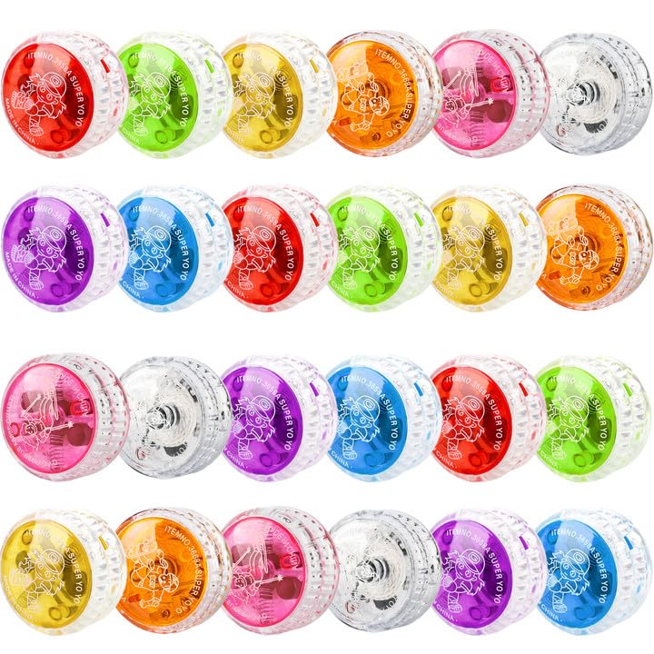 Flahard LED Yo-Yo Ball blue edition lights up for engaging beginner play indoors