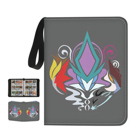 FLAJZ 9-pocket binder with zipper for secure, organized card storage