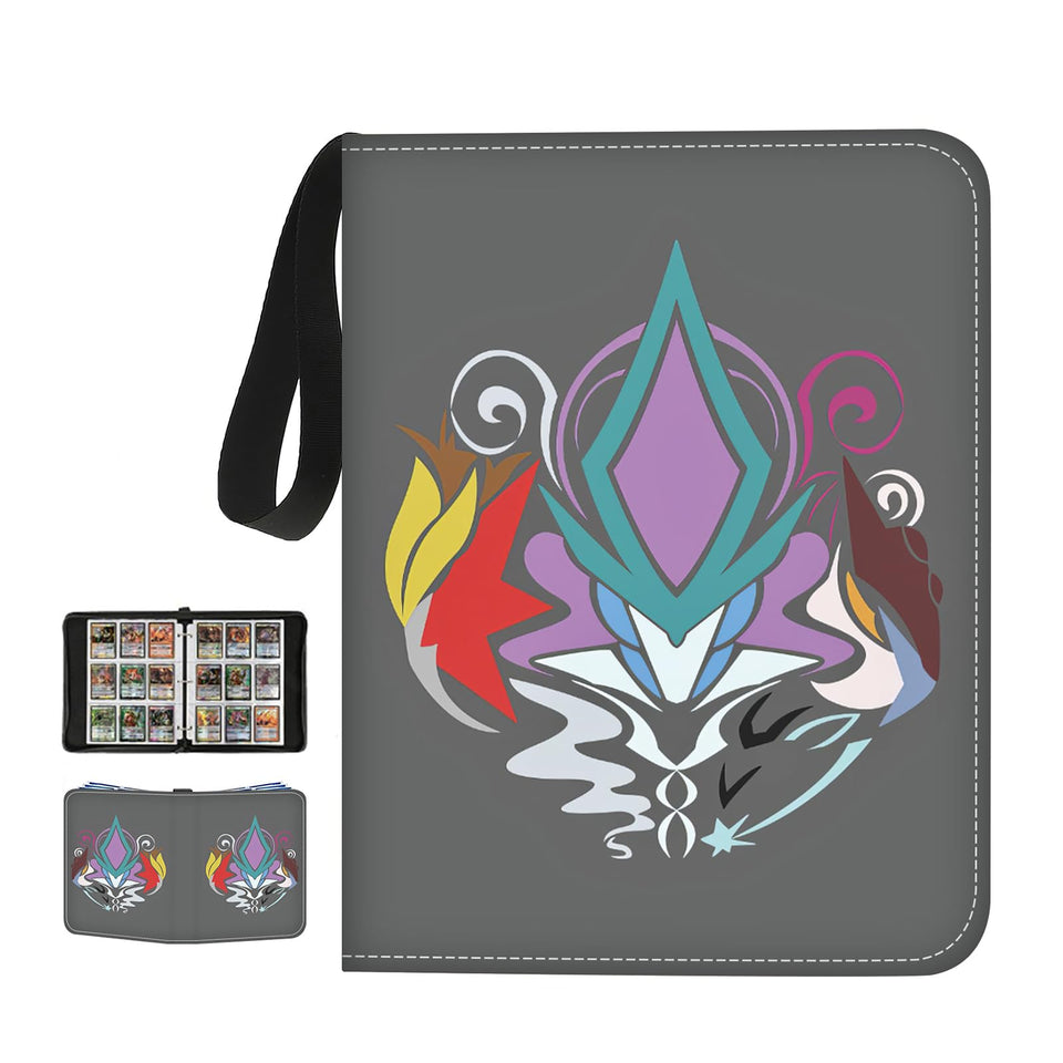 FLAJZ 9-pocket binder with zipper for secure, organized card storage