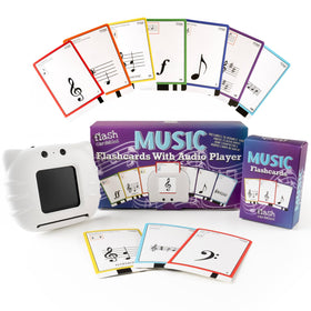 Flashcardables Audio Flashcard Player front view showing a compact on the go learning setup