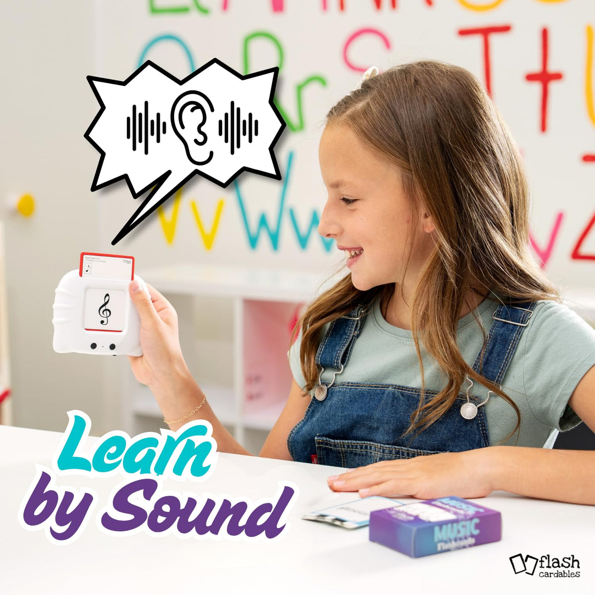 Flashcardables Audio Flashcard Player interactive cards illustrate music theory in action