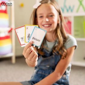 Flashcardables Audio Flashcard Player lesson setup facilitates guided practice