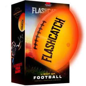 FlashCatch glow-in-the-dark football glowing for night plays