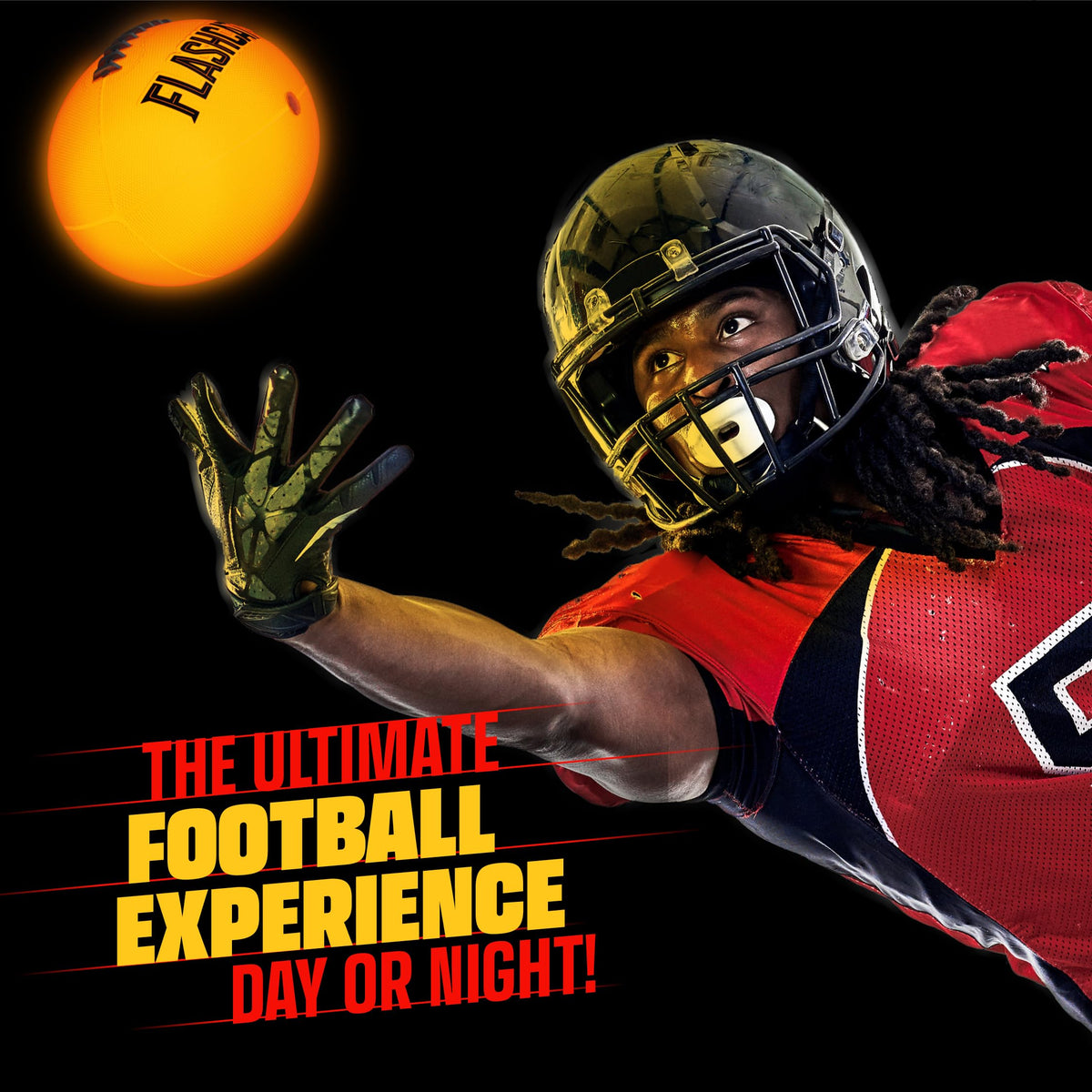 Spare batteries for FlashCatch football offering up to 30 hours