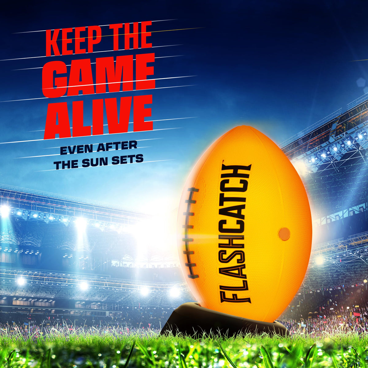 FlashCatch grip-friendly design supports confident throws for young players.