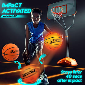 FLASHGLOW gift-ready basketball ideal for teens