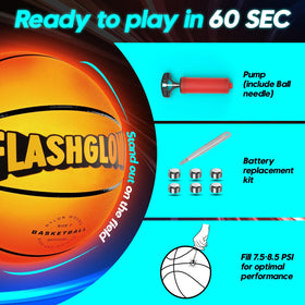 FLASHGLOW sturdy rubber surface for varied outdoor surfaces and practice