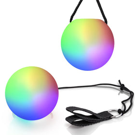 FlashingBlinkyLights rave-friendly poi balls for outdoor festivals