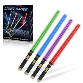 FlashyU light up saber in red glow ideal for dynamic duels and cosplay