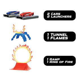 FLAT 2 FAST stunt tunnel provides a challenging obstacle for creative courses.