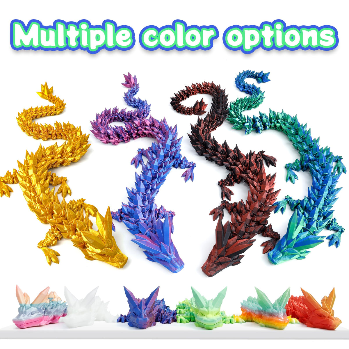 Flavery 24-inch dragon stands as a bold tabletop decor centerpiece