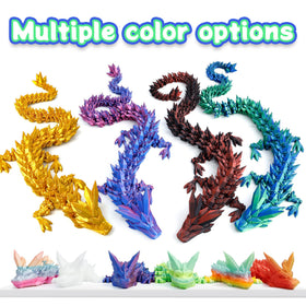 Flavery 24-inch dragon stands as a bold tabletop decor centerpiece
