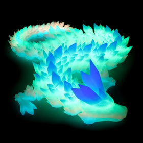 Flavery 3D dragon, 24-inch pearlescent body, ideal for display and desk inspiration