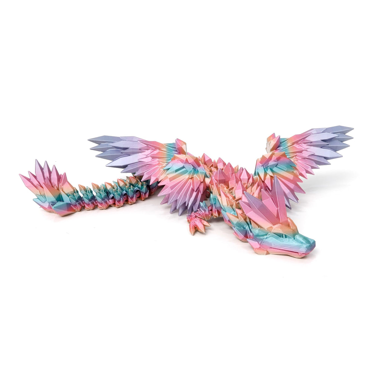 Flavery crystal dragon desk decor adds fantasy charm to rooms.