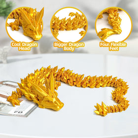 Flavery 24inch dragon wings for dramatic desk decor