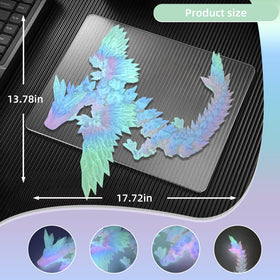 Flavery dragon makes a birthday gift for fantasy lovers.