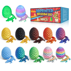 Flavery dragon egg with glossy shell, ideal for display and gifting.
